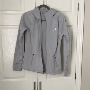 Under Armour Women's Heather Gray Full-Zip Hoodie